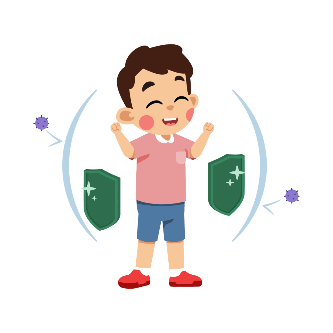 Apoyo inmunitario (niños)